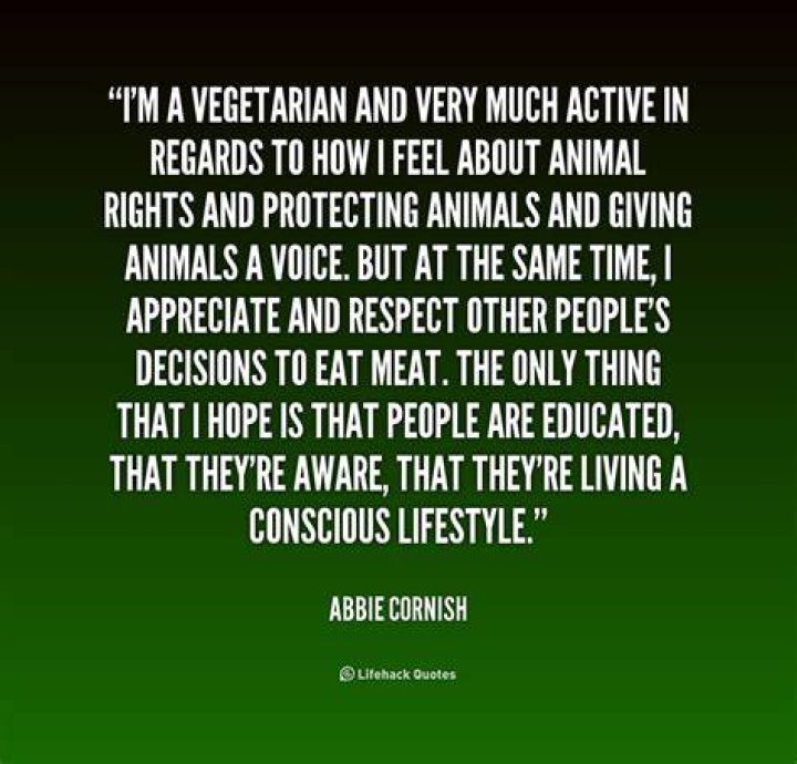 Abbie Cornish Vegan