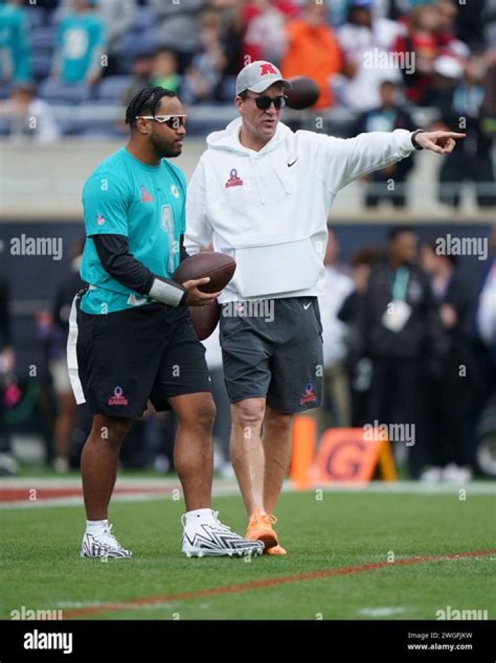 AFC head coach Peyton Manning looks on during the 2023 NFL Pro Bowl Games at Allegiant Stadium on Feb. 5, 2023