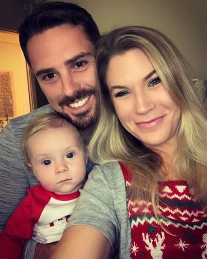 Amber Wilson with her husband