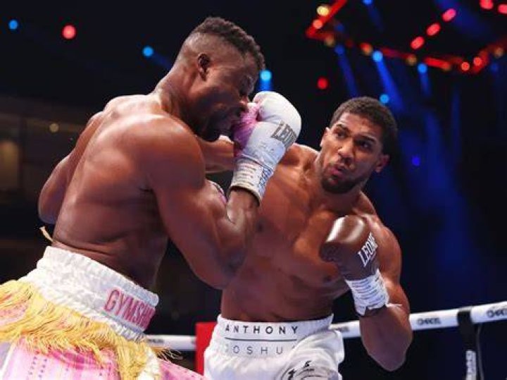 Anthony Joshua defeats Ngannou.