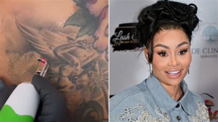 Blac Chyna removes Baphomet tattoo Blac Chyna removes Baphomet tattoo