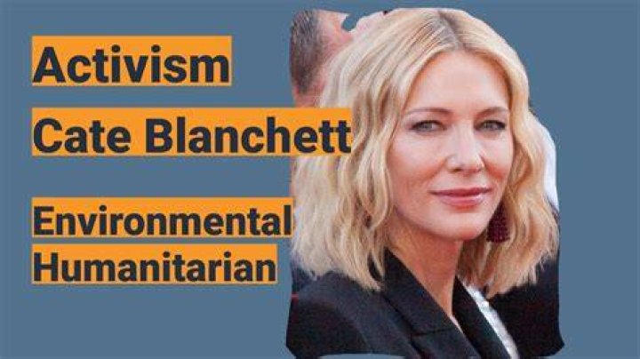Cate Blanchett activism