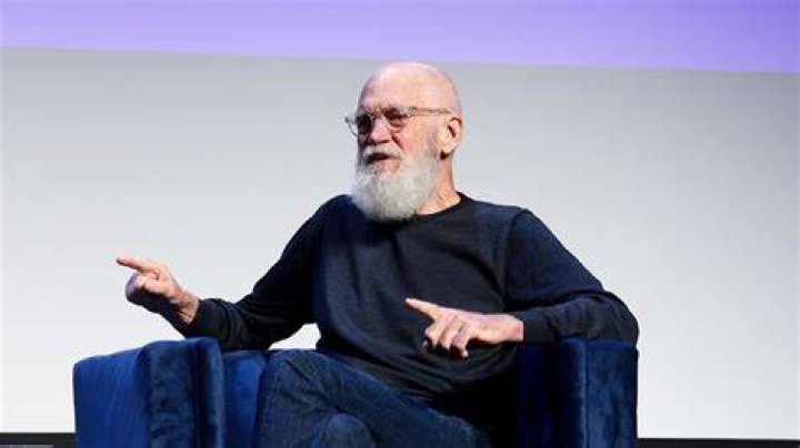 David Letterman on stage