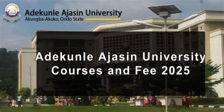 Education courses in Adekunle Ajasin University