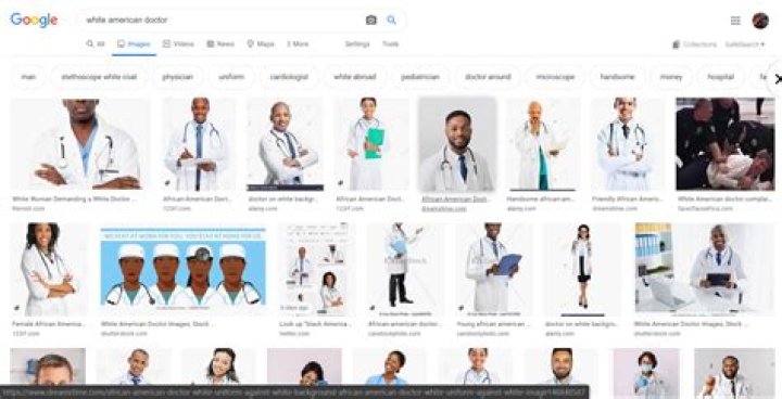 google white american doctor