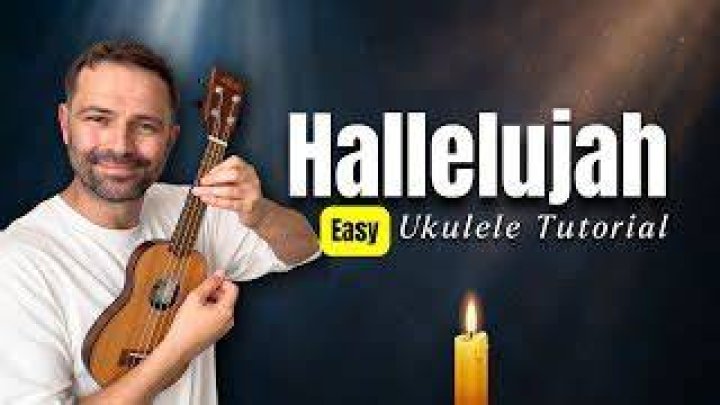 HALLELUJAH EASY UKULELE TUTORIAL - hymns ukulele