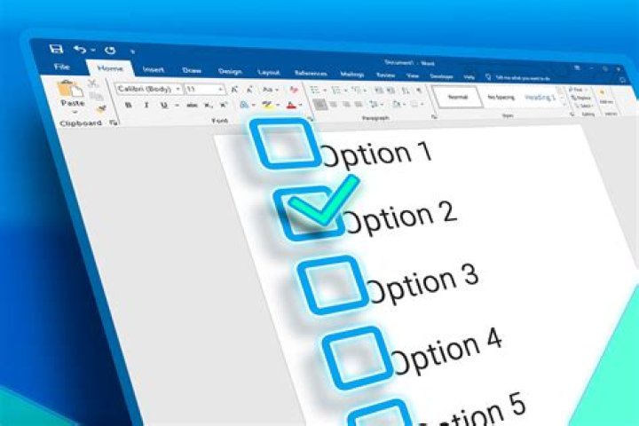 How to add check boxes in Word How to add check boxes in Word