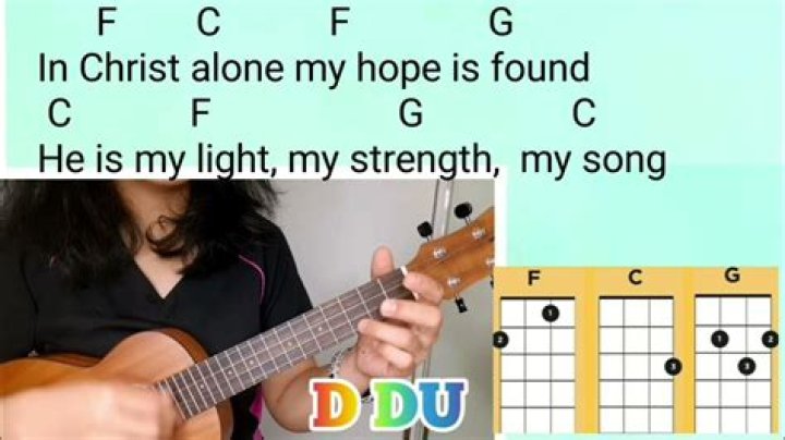 In Christ Alone Ukulele Tutorial / Play-along - Ukulele Worship Songs