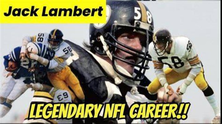 jack lambert NFL career image