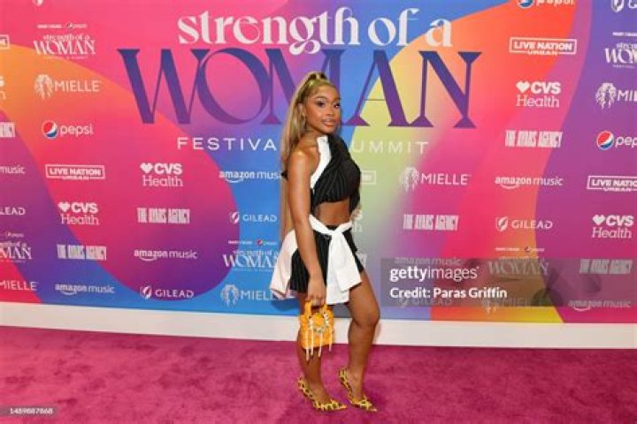 Jayda Cheaves attends the Strength of a Woman's Summit in Partnership with Mary J. Blige, Pepsi, and Live Nation Urban at AmericasMart Atlanta on May 13, 2023 