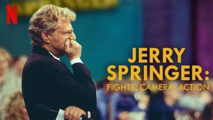 Jerry Springer posing for a photo.