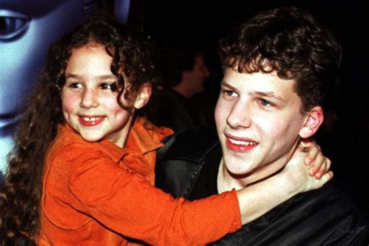 Jesse Eisenberg with his sister, Hallie Eisenberg