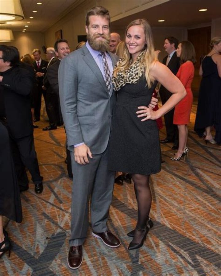 Liza Barber with husband Ryan Fitzpatrick at The Pink Agenda