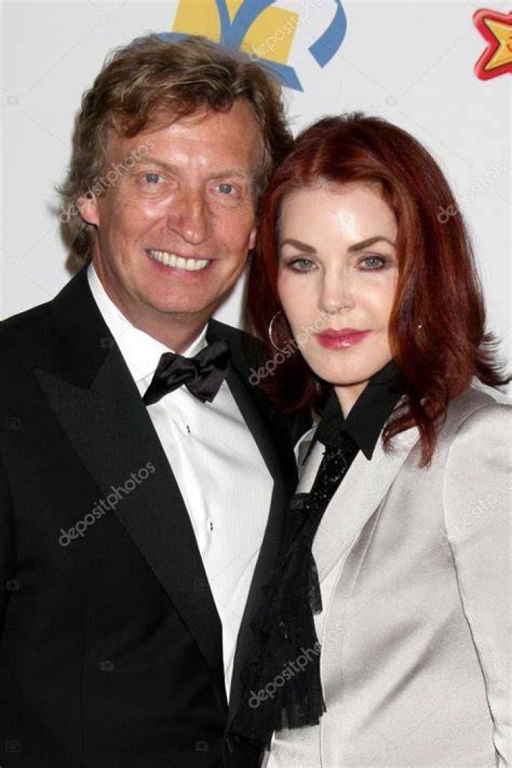 Nigel Lythgoe and Priscilla Presley attend a ceremony honoring him with a star on the Hollywood Walk of Fame