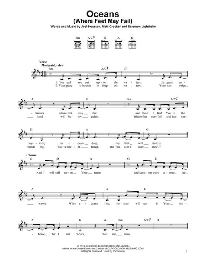 Oceans - Hillsong United (EASY UKULELE TUTORIAL) - Gospel Songs (Ukulele with Chords)