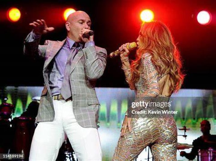 Pitbull with J Lo