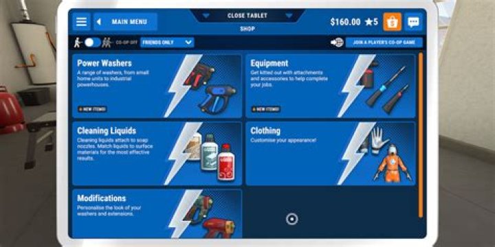 PowerWash Simulator Menu
