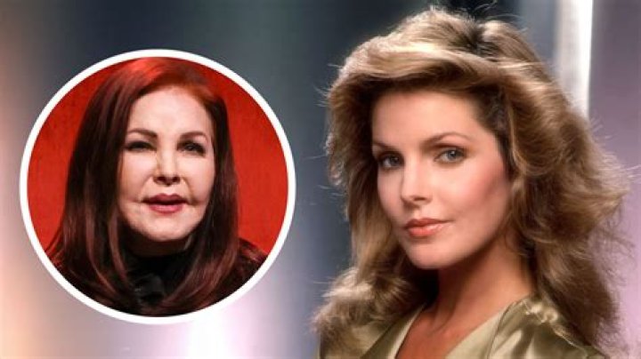 Priscilla Presley sits with her boyfriend, karate instructor Mike Stone
