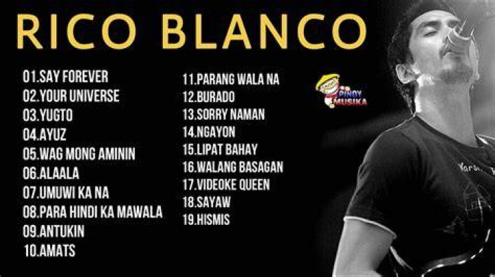 Rico Blanco Famous Songs