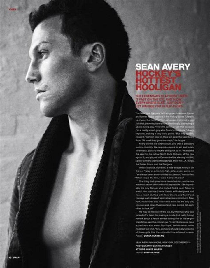Sean Avery Acting