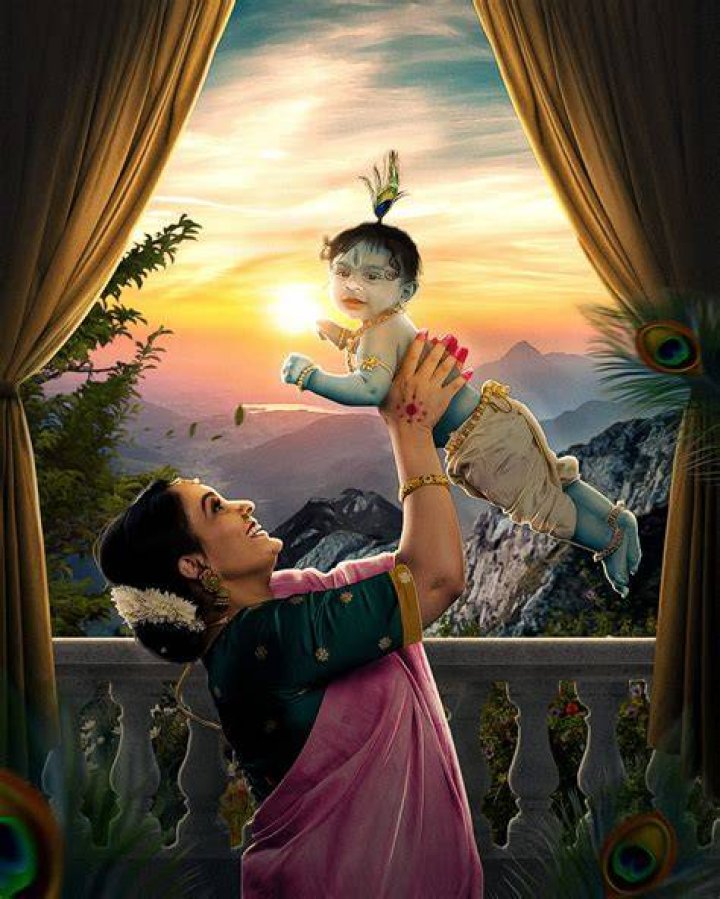 Shawan with his mother