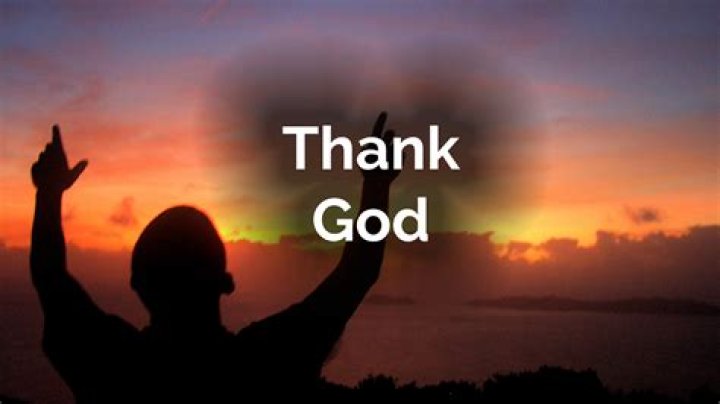 Thank God