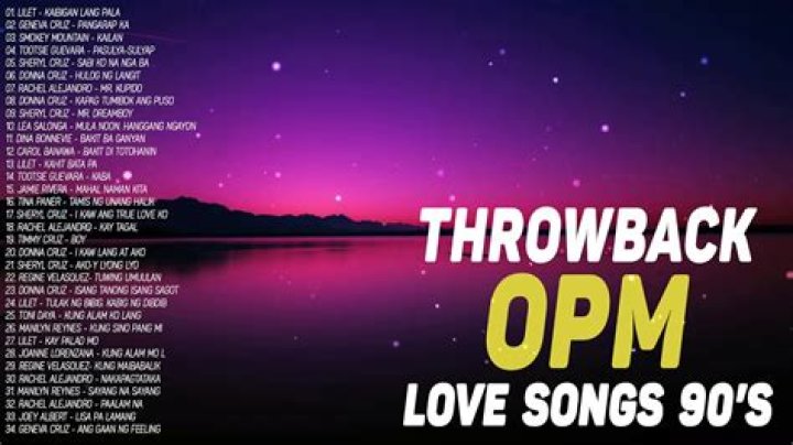 Throwback OPM 90s Love Songs Hit - opm love songs tagalog 90's playlist remix