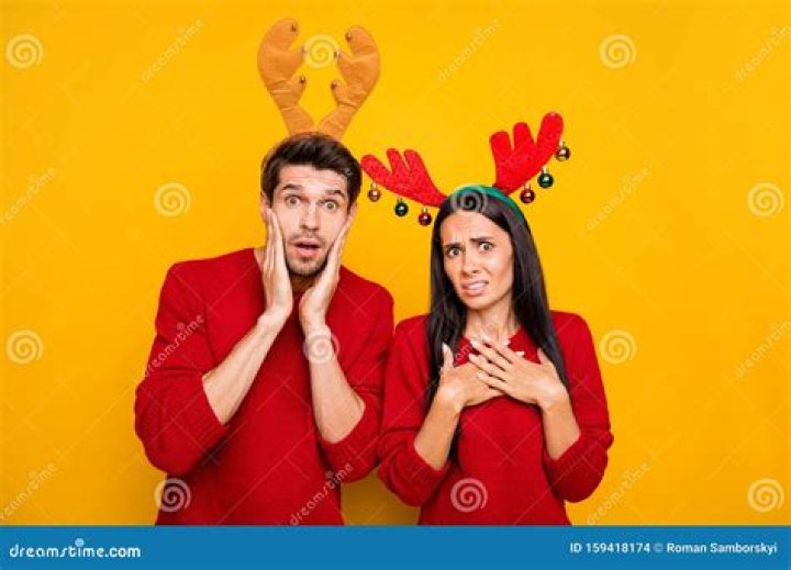 Two upset people