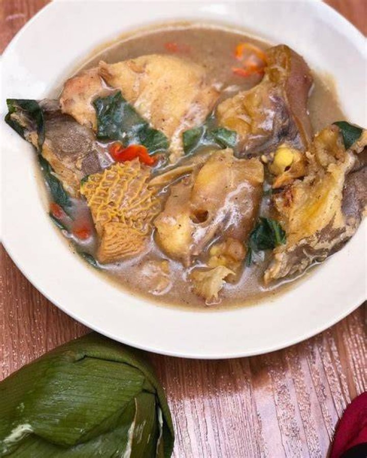 White soup with goat meat