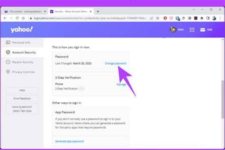 Yahoo mail new password Yahoo mail new password